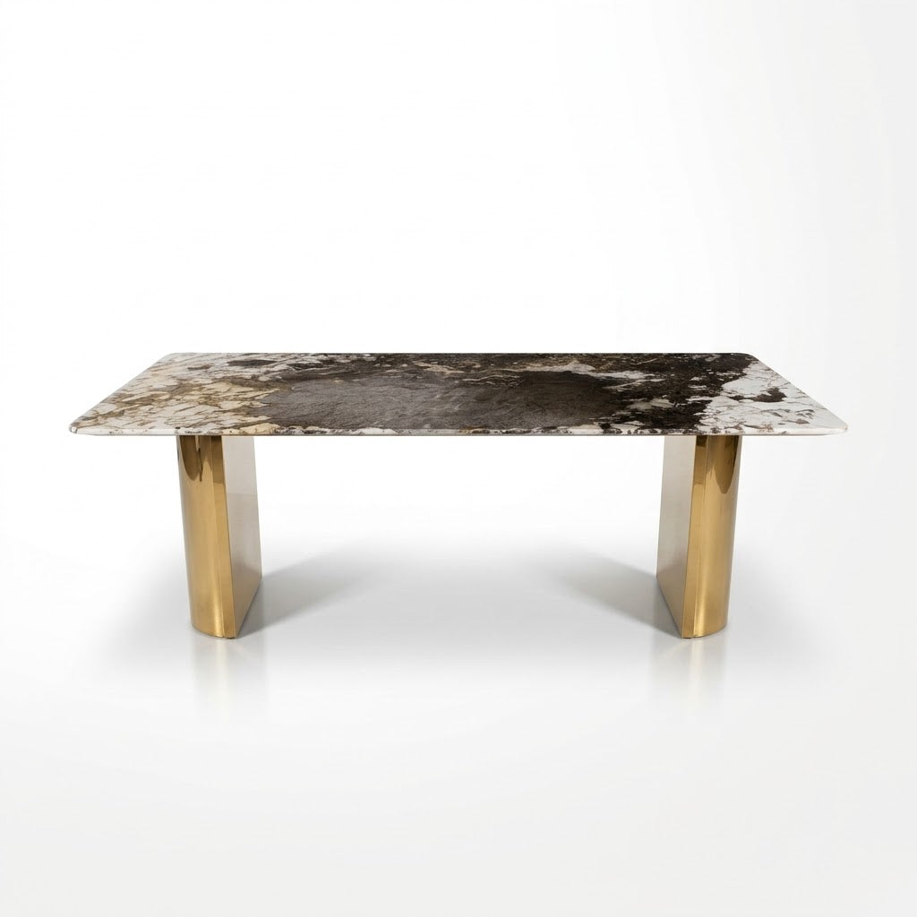 Marble Dining Table (Diamond Green)