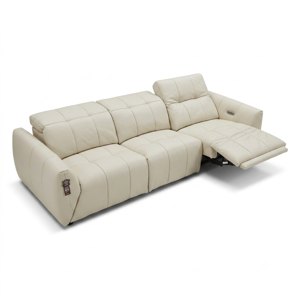 Cloud Electric Recliner Leather Sofa