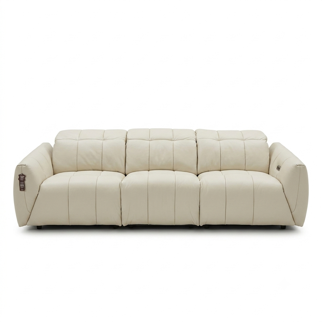 Cloud Electric Recliner Leather Sofa
