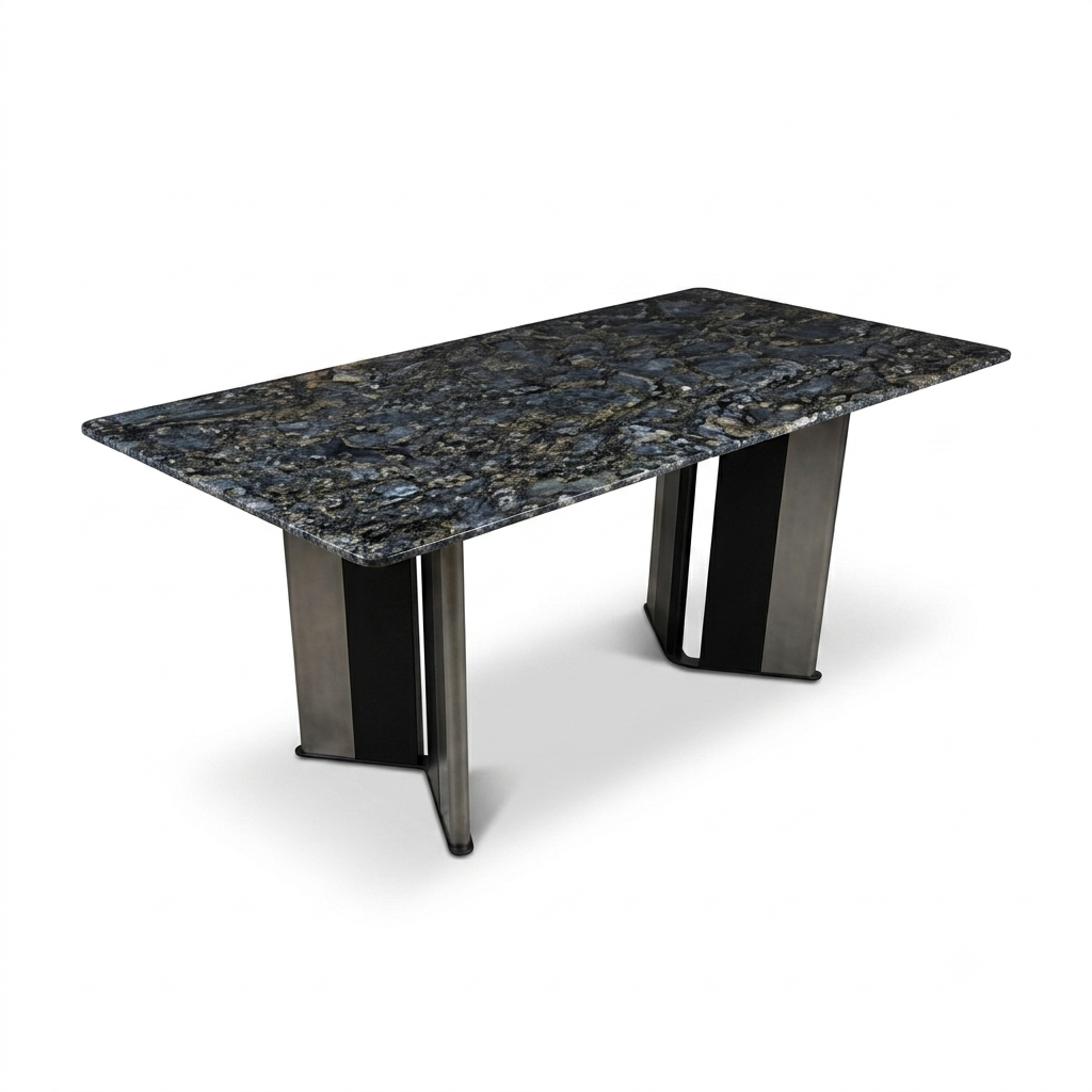 Marble Dining Table (Diamond Gold)