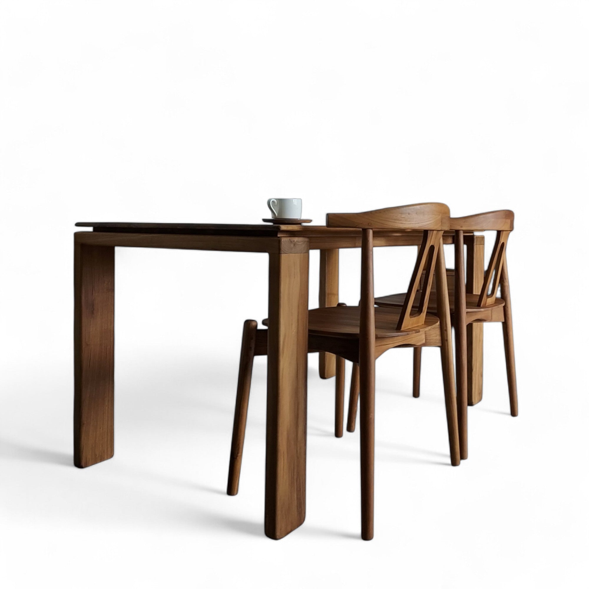 Kubus Dining Set A (140cm Kubus Table + 4 Toro Chairs)