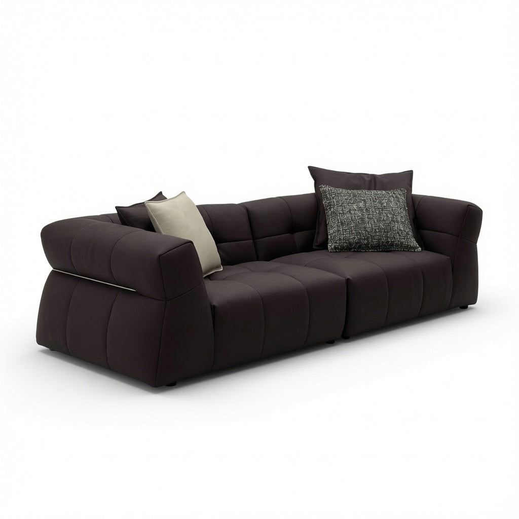 Onyx Leather Sofa
