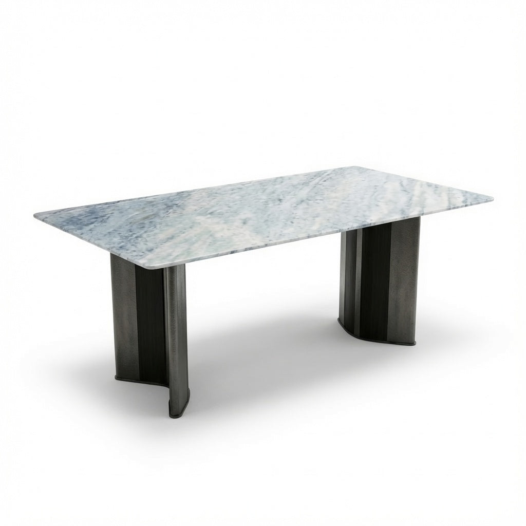 Marble Dining Table (Blue Crystal)