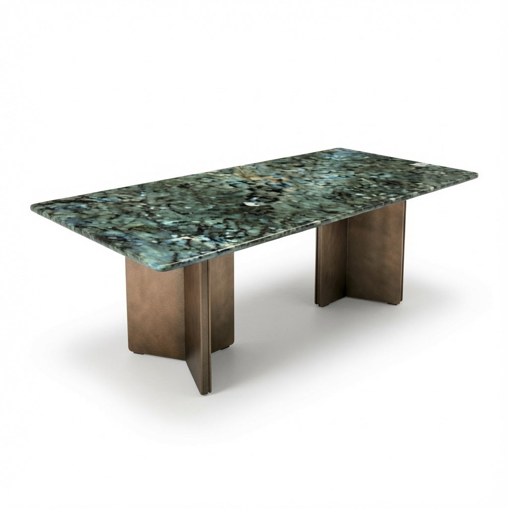 Marble Dining Table (Blue Jade)