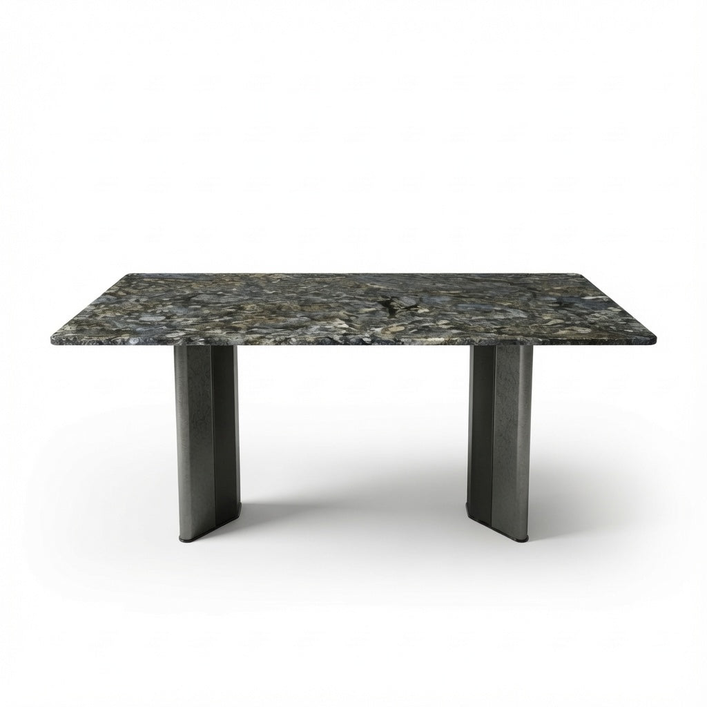 Marble Dining Table (Diamond Gold)